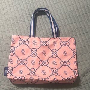 Pink and Blue Estee Lauder Tote Bag